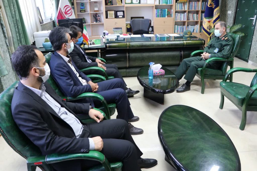 دیدار مدیرکل ورزش و جوانان با فرمانده سپاه کربلا مازندران