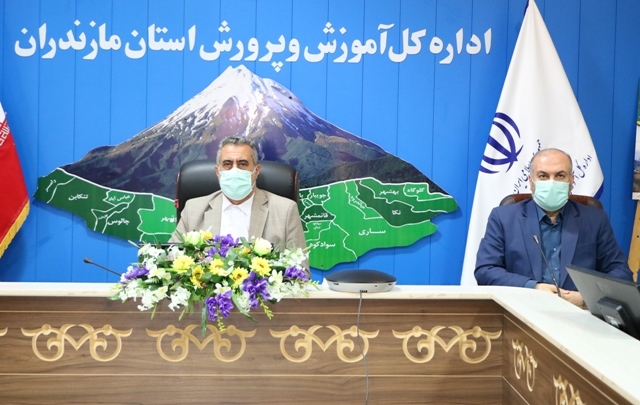 نظارت برآزمون پایانی سوادآموزی با رعایت پروتکل‌های بهداشتی