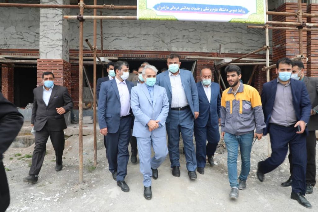 بازدید معاون رییس جمهور از بیمارستان در حال احداث ۲۲۲ تختخوابی تنکابن+ تصاویر