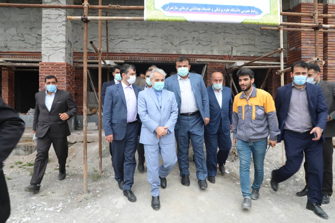 بازدید معاون رییس جمهور از بیمارستان در حال احداث ۲۲۲ تختخوابی تنکابن+ تصاویر