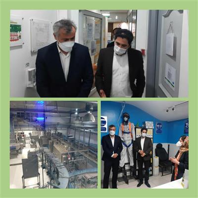 بازدید مدیرکل اموراقتصادی ودارایی مازندران از کارخانه تولید آب معدنی آناهیتا پلور ( نستله پیورلایف) شهرستان آمل