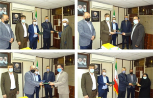 تجلیل از کارمندان ساعی و کوشای اداره کل اموراقتصادی و دارایی مازندران به مناسبت هفته دولت