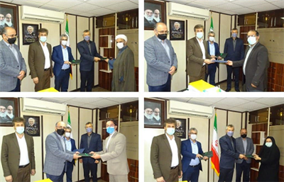 تجلیل از کارمندان ساعی و کوشای اداره کل اموراقتصادی و دارایی مازندران به مناسبت هفته دولت