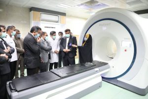 بهره برداری از دستگاه توموتراپی مرکز آموزش درمانی امام خمینی (ره) ساری با حضور استاندار مازندران