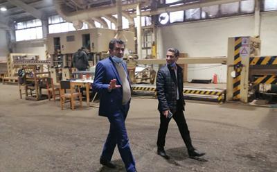 بازدید دکتر بابایی کارنامی از شرکت نکاچوب