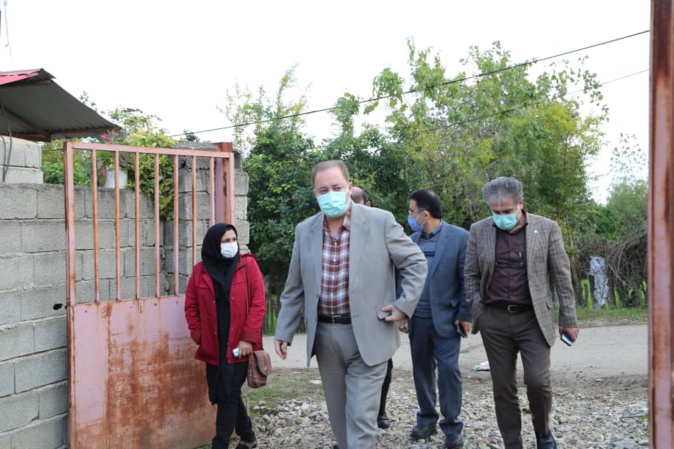 بازدید مدیرکل بهزیستی مازندران از منزل توانخواه ذهنی ، جسمی و حرکتی شهرستان بابل