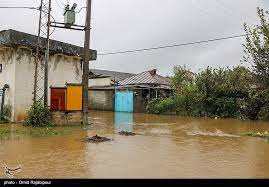 آبگرفتگی روستاها و شهر بهنمیر بابلسر