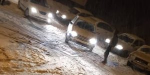 آغاز طرح زمستانی پلیس در گردنه‌های برف‌گیر مازندران