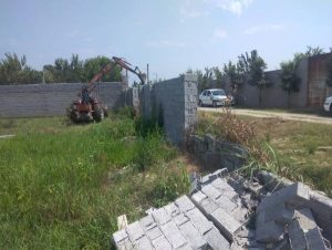 دو دیوارکشی غیرمجاز در بابل قلع و قمع شد