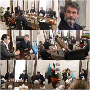 نشست شهردار تنکابن با رئیس اداره میراث فرهنگی شهرستان