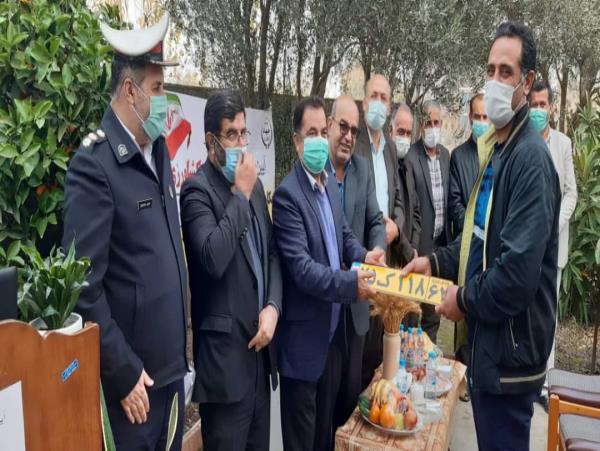 پلاک گذاری ۵۸۰ تراکتور در ساری