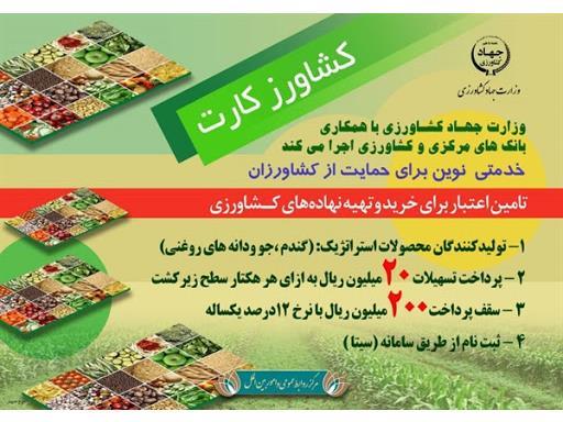 جذب ۲۰ میلیاردی تسهیلات کشاورز کارت در گلوگاه