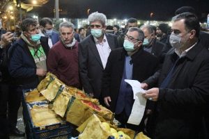 بازدید استاندار از میدان مرکزی میوه و تره بار ساری
