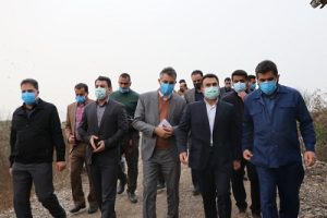 بازدید معاون عمرانی استاندار مازندران از چند پروژه در قائمشهر