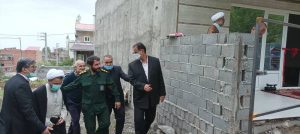 افتتاح نمادین یک واحد مسکن محرومین در گلوگاه