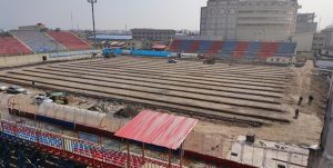 عزم جدی دولت برای تکمیل ورزشگاه شهید وطنی قائمشهر