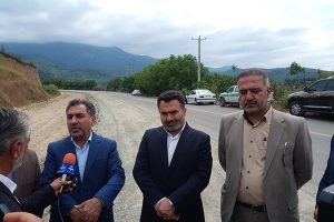 بازدید معاون وزیر راه و شهرسازی از پروژه های راهسازی شرق مازندران