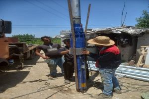 بازگشت چاه آب زراعی روستای آهنگرکلا قائمشهر بعد از سالها به مدار بهره‌برداری