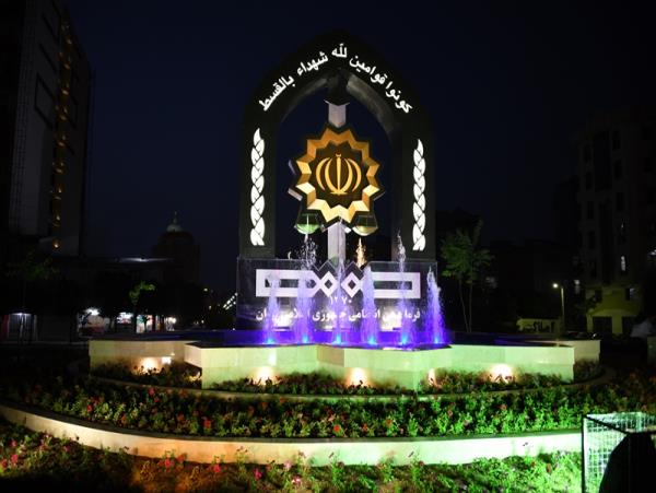 مراسم بازپیرایی میدان پلیس و رونمایی از نماد فرماندهی انتظامی کشور