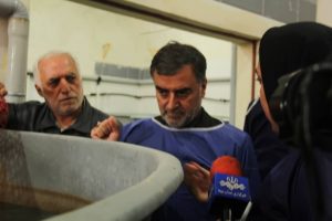 استاندار مازندران از مرکز تحقیقات ماهیان سردآبی کشور در دوهزار تنکابن بازدید کرد