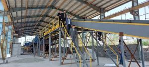 بازدید رضا علیخانی معاون عمرانی استاندار مازندران از خط پردازش زباله شهر آمل