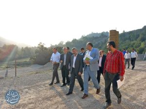 بازدید نوبخت فرماندار مرکز استان از سد زارم‌رود در بخش کلیجان رستاق شهرستان ساری