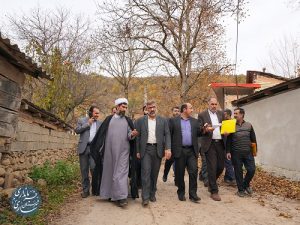 بازدید فرماندار از اجرای پروژه های طرح هادی، زیرسازی و آسفالت روستاهای نوکنده، نرگس زمین و اروت بخش چهاردانگه ساری