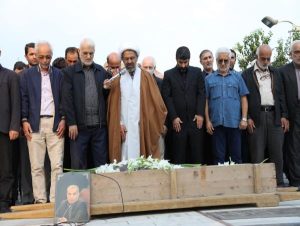 تشییع و خاک‌سپاری پیکر مهندس قنبرپور شهردار اسبق ساری