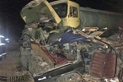تصادف در جاده سوادکوه منجر به فوت سه نفر از سرنشینان خودروها و یک مصدوم شد