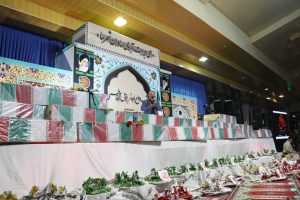 پیکر شهدای خوشنام بر دستان مردم شهر ساری تشییع شد