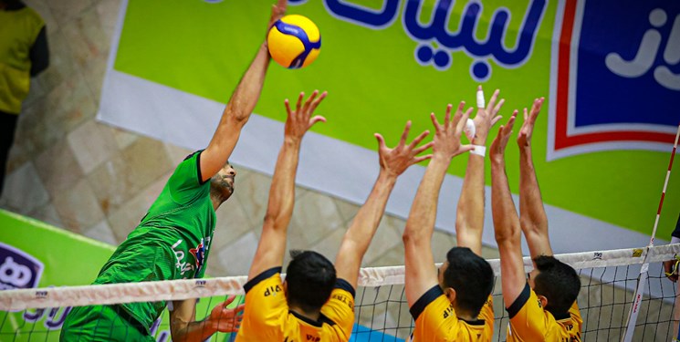 دو برد مقتدرانه هزار و هورسان در لیگ برتر والیبال