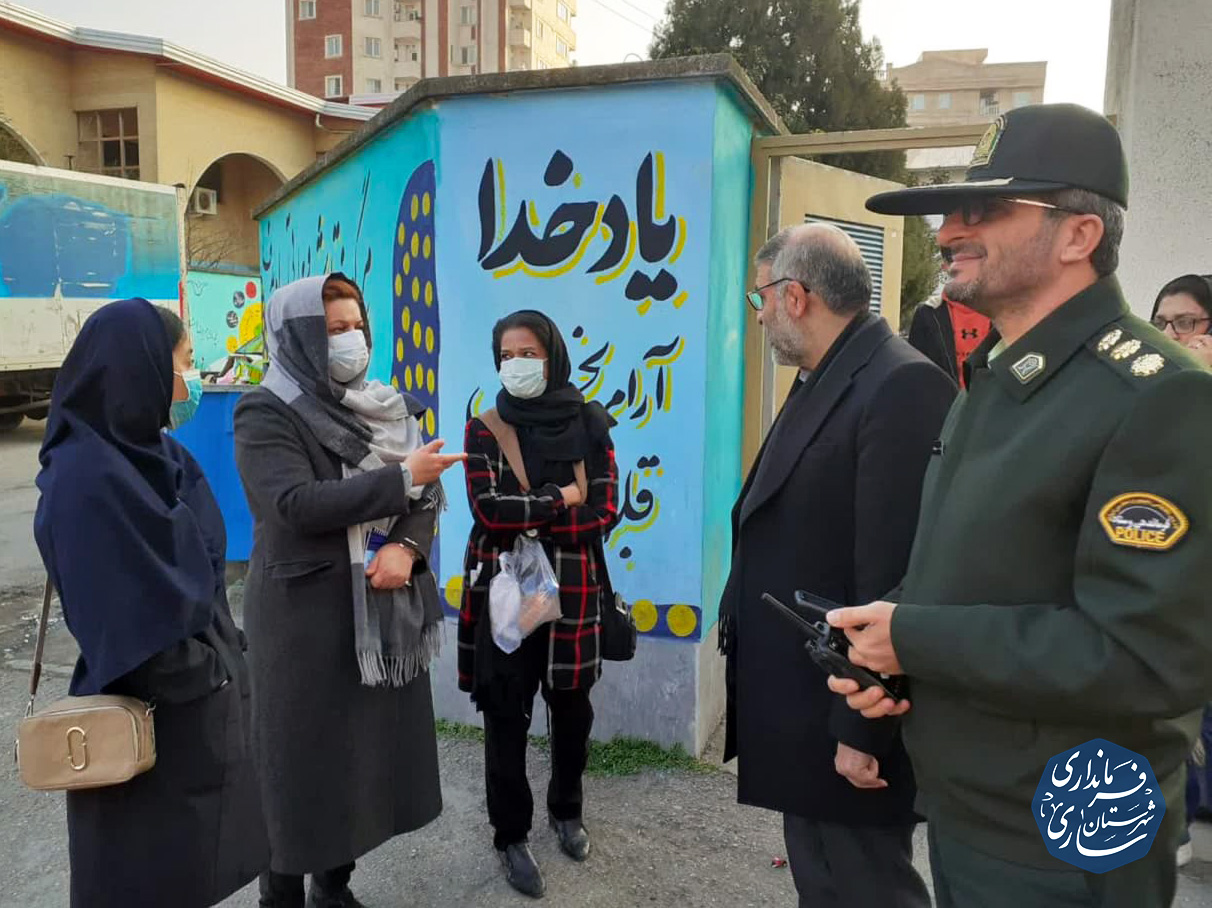 ‌بازدید فرماندار ساری از حوزه های امتحانی آزمون کنکور سراسری