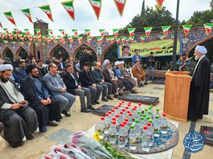 تجدید میثاق نماینده محترم ولی فقیه و استاندار استان مازندران با آرمان های شهدا