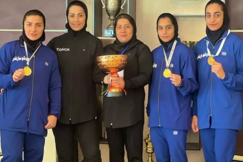 مقام سومی مازندران در مسابقات ووشو قهرمانی بانوان کشور با ۳ مدال طلا