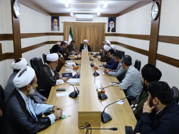 جلسه هماهنگی برگزاری بزرگداشت ملامجدالدین (ره) در دفتر آیت‌الله محمدی لائینی نماینده ولی فقیه در مازندران