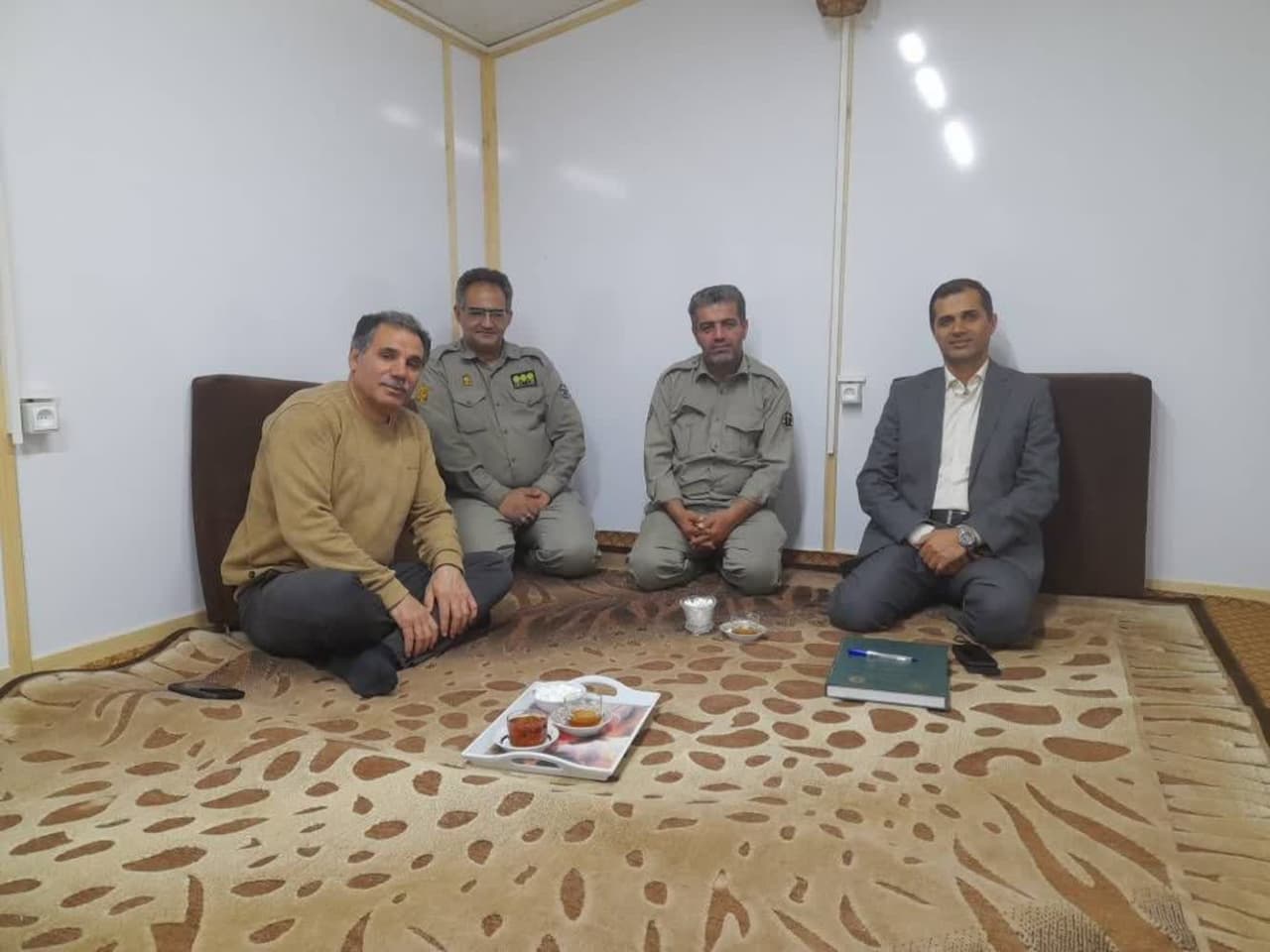 بازدید دکتر عطااله کاویان مدیرکل حفاظت محیط زیست مازندران از محیط بانی آریم سوادکوه