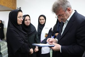 میز ارتباط مردمی بهزیستی در آمل برپا شد