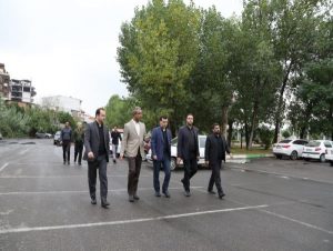 بازدید شهردار ساری از بوستان ملل