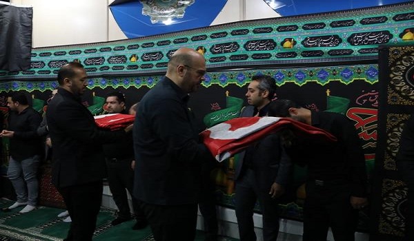 مراسم عزاداری ششمین روز از محرم در شهرداری ساری