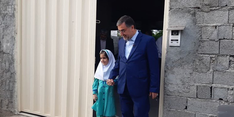 بدرقه یادگار شهید بلباسی تا کلاس اول توسط استاندار مازندران