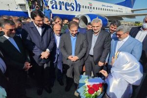 مهرداد بذرپاش وزیر راه و شهرسازی وارد ساری