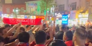 کشیدن خط و نشان قائمشهری‌ها در زیر باران برای نیمار و الهلال