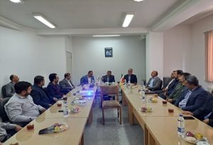 دیدار فرماندار مرکز مازندران با رئیس و کارکنان اداره دامپزشکی ساری