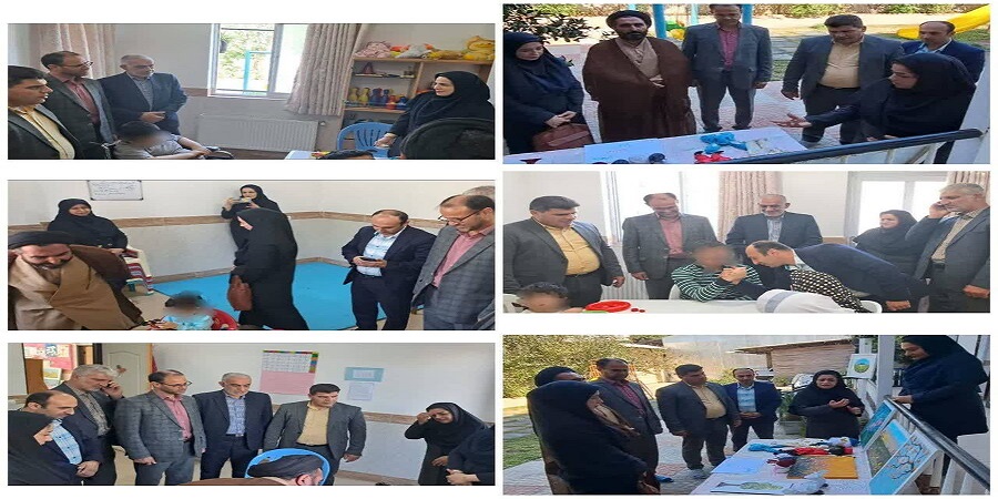 بازدید مسئولین شهرستان گلوگاه از مرکز توانبخشی نشاط