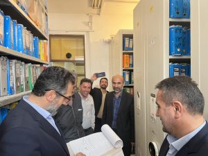 دیدار توکلی، سرپرست معاونت عمرانی استانداری از واحد های شهرداری کلاردشت