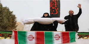 تشییع شهدای گمنام بر بال ملائک