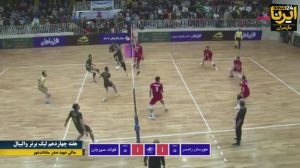 شکست پنجم هورسان رامسر در آغاز دور برگشت لیگ برتر والیبال + فیلم