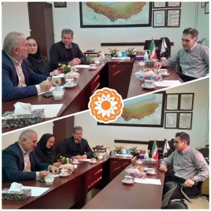 نشست تعاملی مدیر بهزیستی ساری و مدیر مرکز درمانی شهید زارع