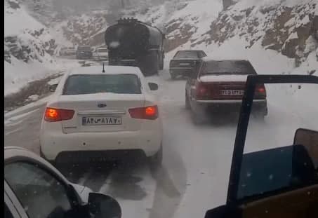 وضعیت به شدت نگران‌کننده جاده کیاسر