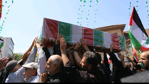 راهپیمایی جمعه خشم و نصر و تشییع پیکر شهدا در ساری